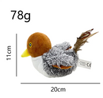 USB Rechargeable Interactive Flapping Bird Cat Toy
