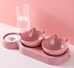 Anti-Tip Cat Bowl Feeder